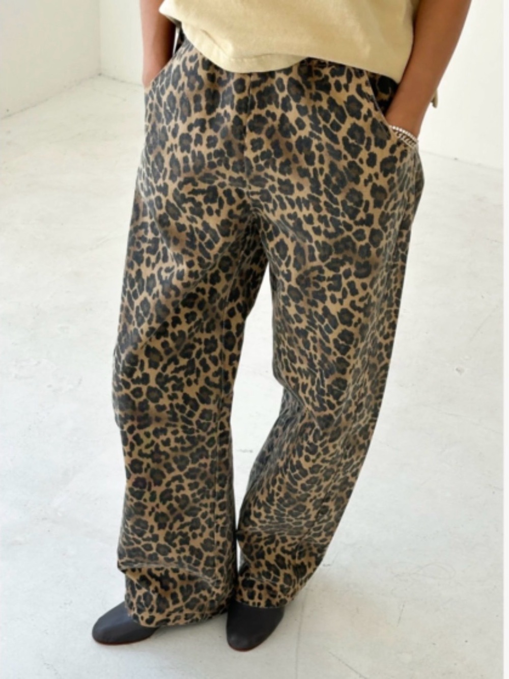 Le Bon Shoppe Arc Pants Leopard Large